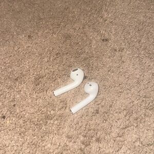 These are AirPods with no Case I had lost the case so I am gonna sell.